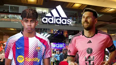 El canterano del 16 años firmó su contrato con Adidas y mira lo que hizo Messi con él