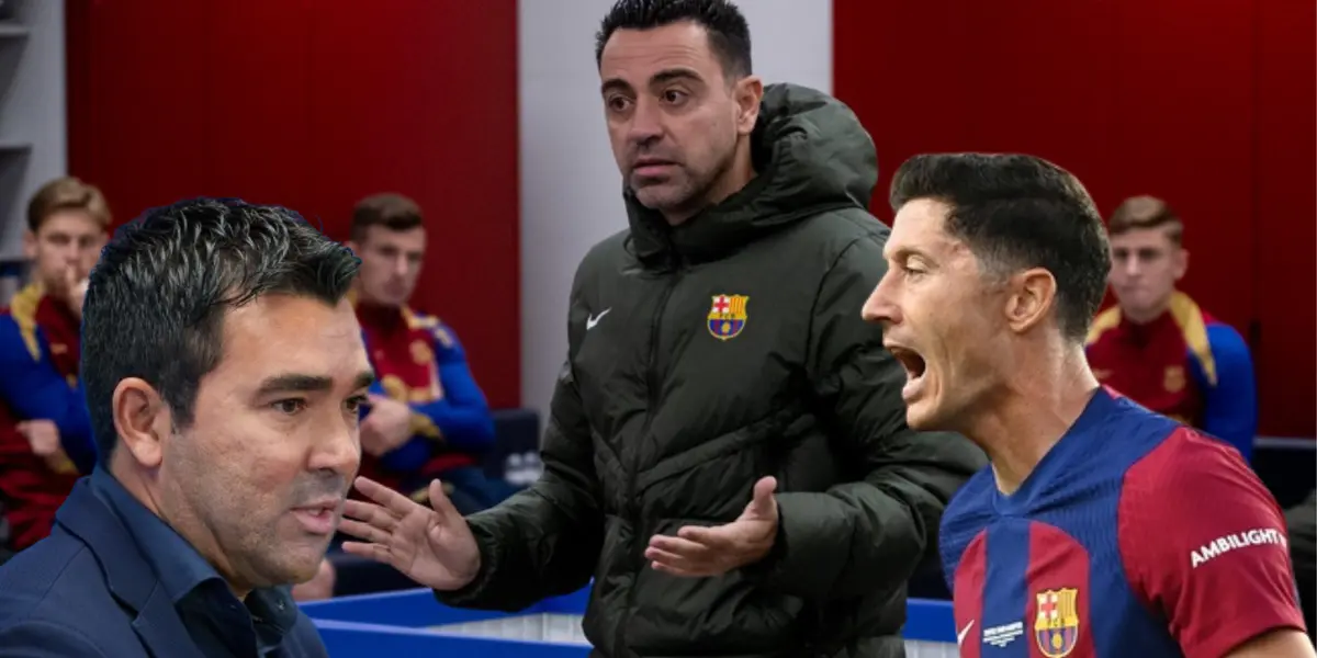Mientras Deco lo ataca, la defensa de Lewandowski a Xavi como entrenador de Barça