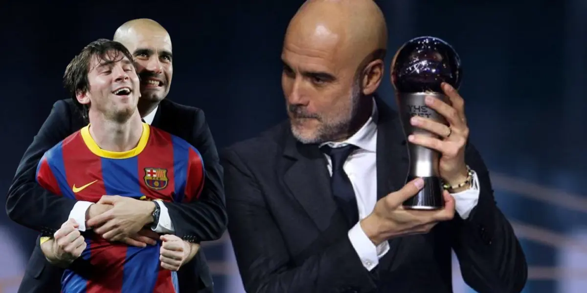 A lo Messi, las palabras de cariño al Barça de Guardiola al ganar el The Best