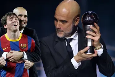 A lo Messi, las palabras de cariño al Barça de Guardiola al ganar el The Best