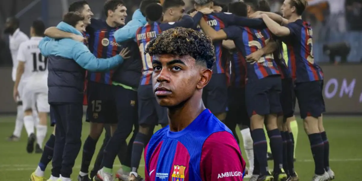 Barça bailaba al Madrid en la final pasada y esto lo hacía Lamine que podría iniciar el clásico