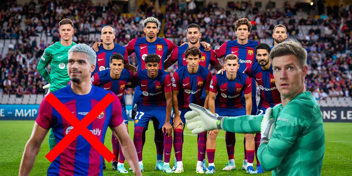Con Ter Stegen y sin Araújo en el XI inicial del Barça ante el Granada