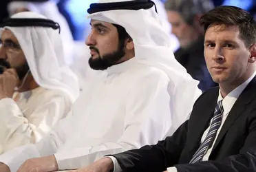 El astro argentino estuvo en el país árabe de donde lo quieren contratar para la próxima temporada