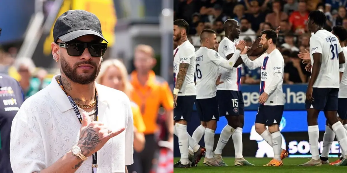 El astro argentino ha sacado campeón al conjunto parisino en la noche de ayer mientras que Ney estaba en otro lado completamente distinto