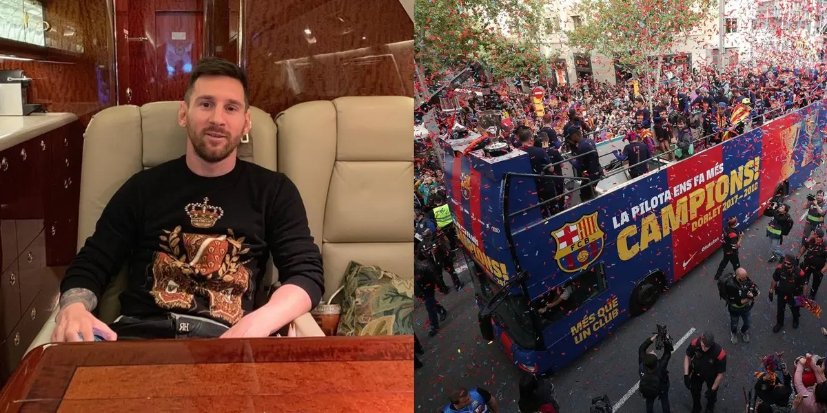 El astro argentino habría realizado otro viaje pero no precisamente a la Ciudad Condal