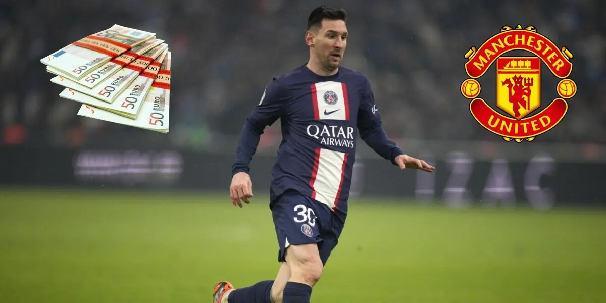 El astro argentino podría ver un salario muy parecido al que tiene en París si se muda a Manchester