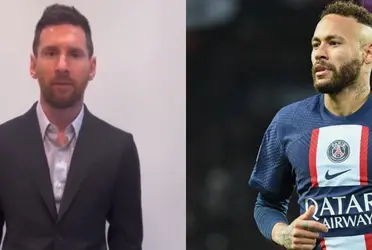 El astro argentino se disculpó con el club y los compañeros mientras que Ney publicaba esto en sus redes