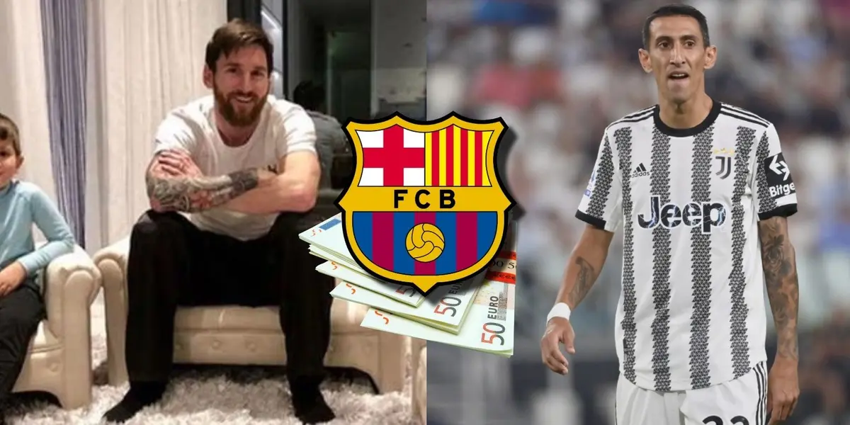 El astro argentino se gastó una millonada por su casa en Barcelona, mientras que la de Di María no tanto pero podría cambiar ahora que suena para el Barça