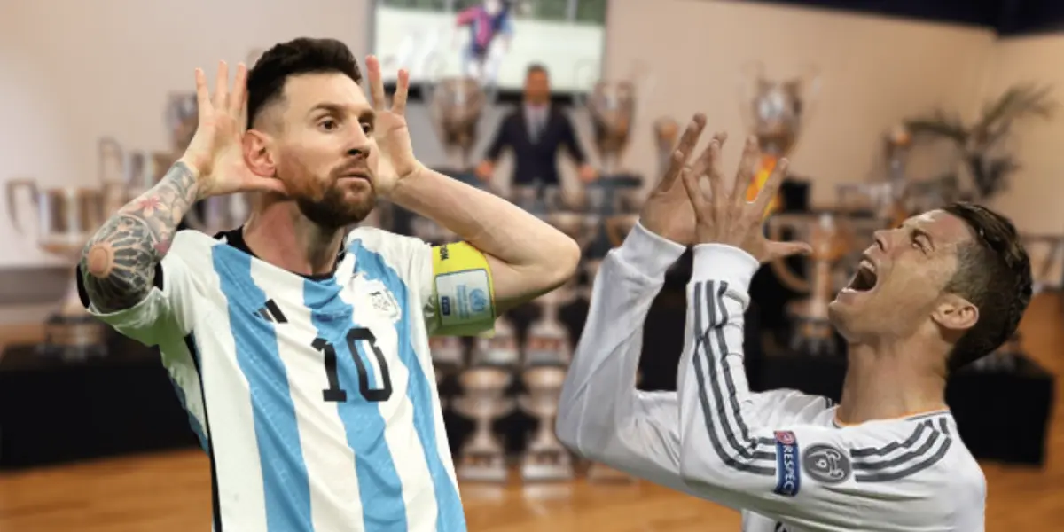 El astro argentino sorprendió a todos con las declaraciones que ningunearon al delantero portugués