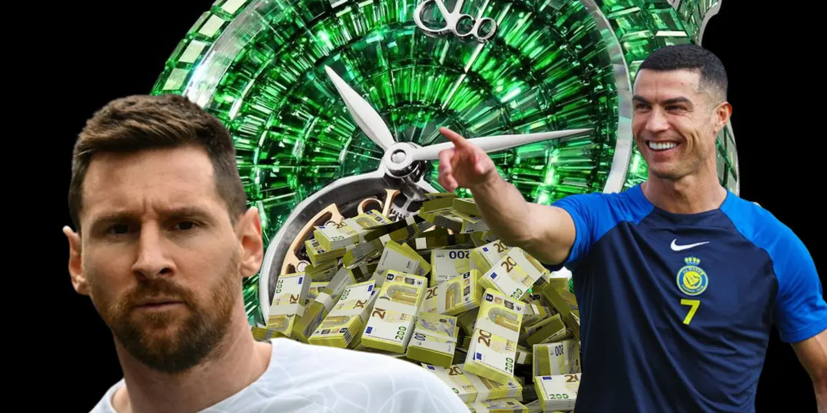 El astro argentino tiene un artículo de lujo en la muñeca, pero que no se compara con lo que se gastó Cristiano