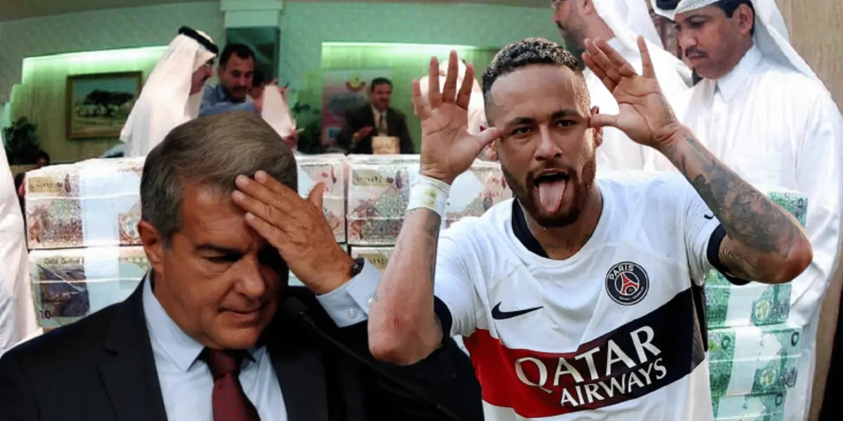 El astro brasileño habría usado la información acerca del interés del Barça para sacar más rédito a los árabes