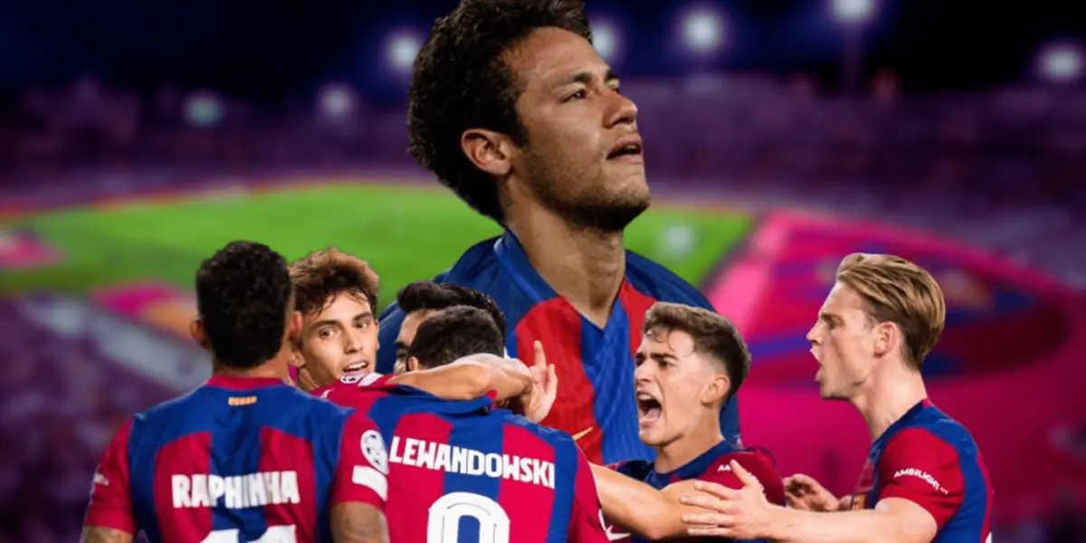 El astro brasileño se lesionó de gravedad hace unos días y un jugador del Barça, que no compartió equipo con él antes, le mostró su apoyo