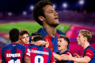 El astro brasileño se lesionó de gravedad hace unos días y un jugador del Barça, que no compartió equipo con él antes, le mostró su apoyo