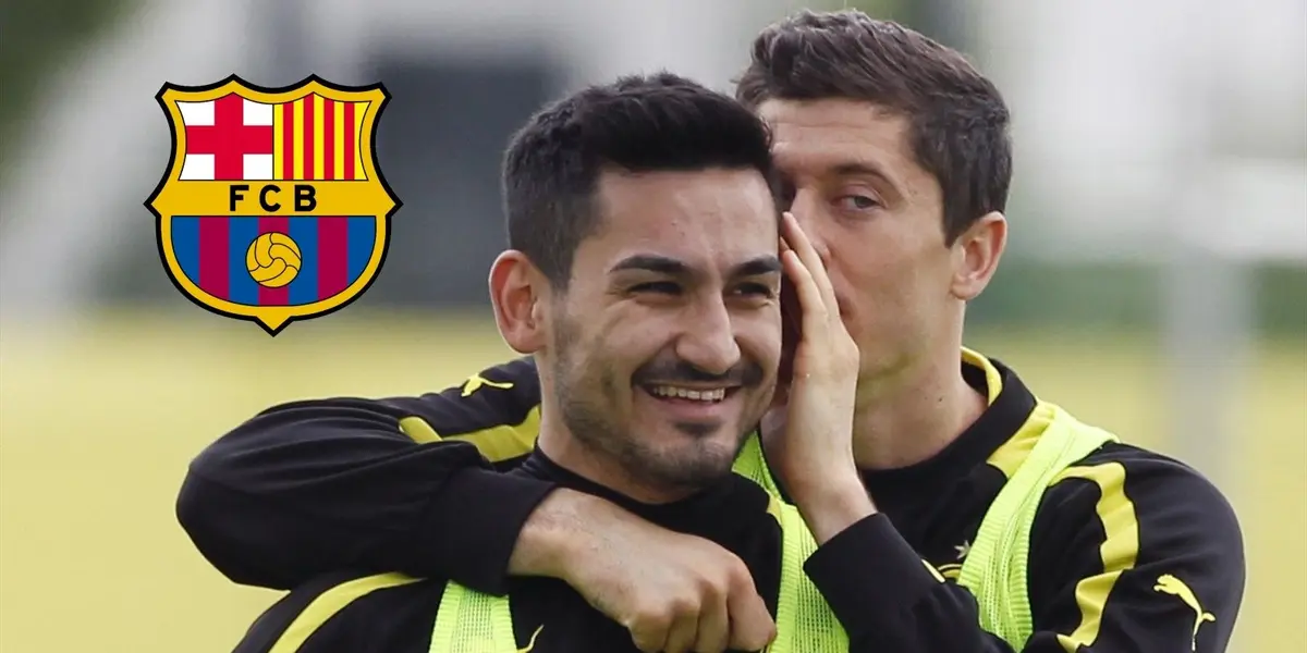 El Barça cerró al mediocampista alemán para la próxima temporada pero el delantero polaco jugó un rol importante