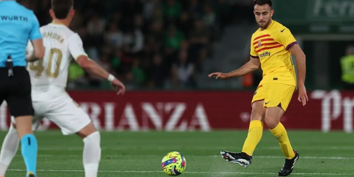 El Barça le ganó por 4 a 0 al Elche con la particularidad de la posición de Eric García en el campo