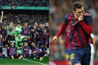 El Barcelona levantó el título de liga y los directivos le pasaron la pelota Messi para que decida sobre su futuro en el club