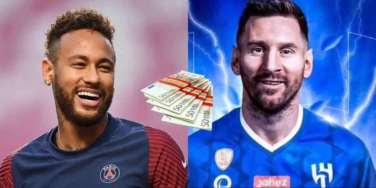 El brasileño es pretendido por los jeques de Arabia ahora que no pueden conseguir a Lionel Messi