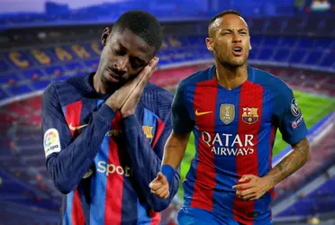 El brasileño le da un pequeño repaso al francés en sus pasos por el conjunto blaugrana