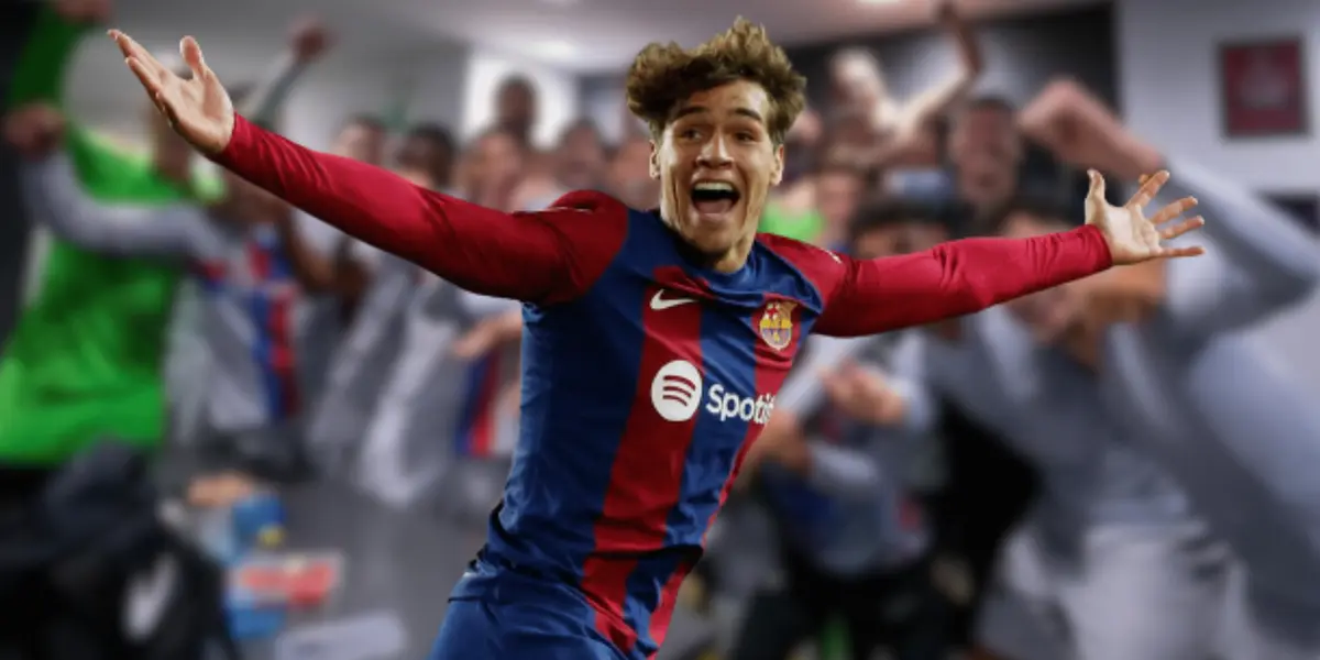 El canterano de 17 años recibió mucho cariño tras un debut soñado el pasado domingo, y el Barça publicó un video con su recibimiento en el vestuario