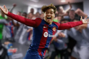 El canterano de 17 años recibió mucho cariño tras un debut soñado el pasado domingo, y el Barça publicó un video con su recibimiento en el vestuario