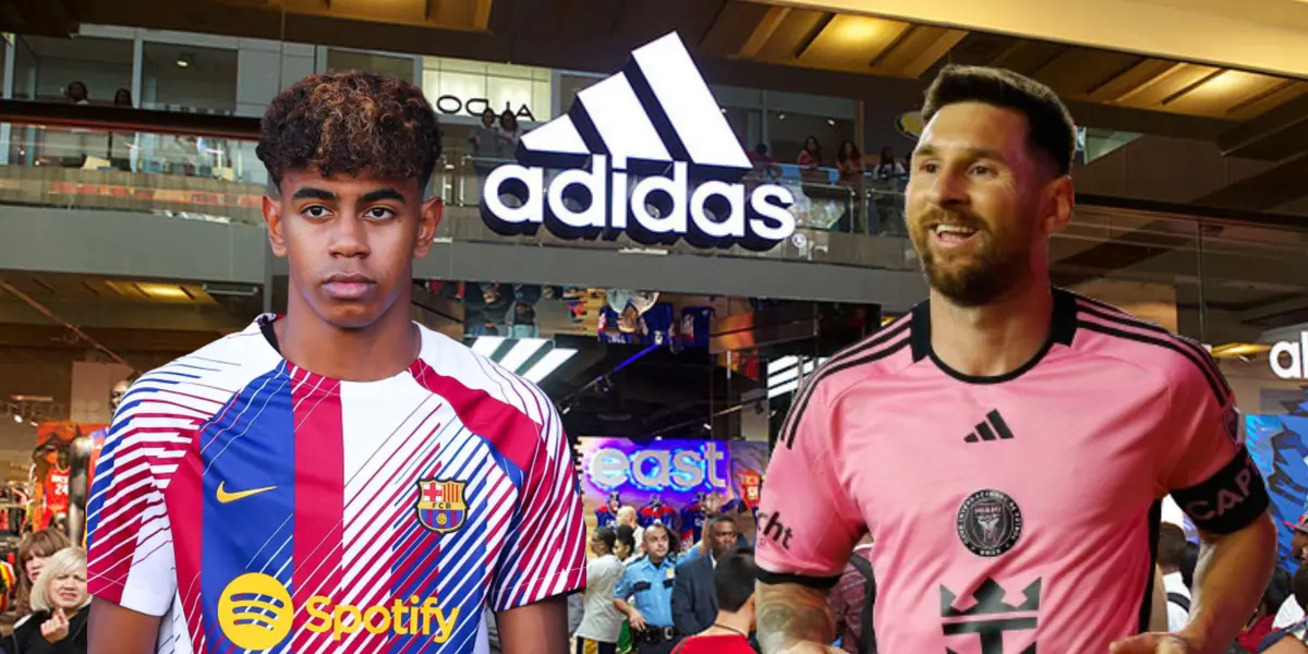El canterano del 16 años firmó su contrato con Adidas y mira lo que hizo Messi con él