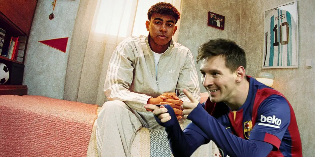 El canterano del Barça es furor en la ciudad por el nuevo acuerdo con la marca alemana y así lucen las tiendas