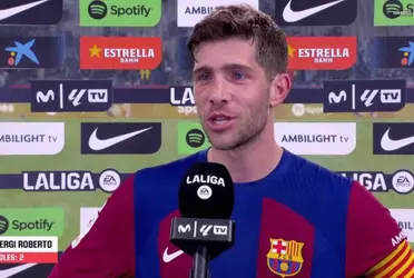 El capitán principal del Barça y canterano de la institución habló luego del partido y aclaró el asunto de las pitadas al equipo