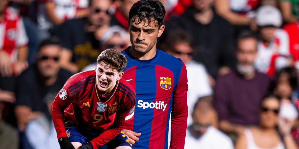 El club blaugrana no se olvidó de su amado Gavi, quien sufrió la rotura del ligamento cruzado, y así lo recordaron al comienzo del encuentro