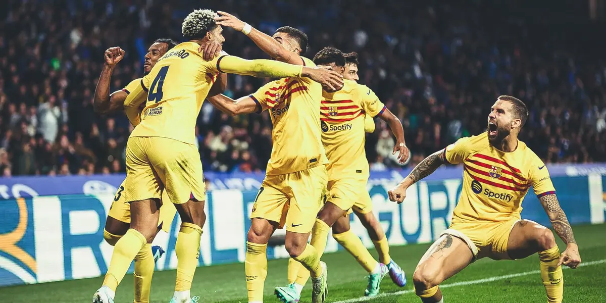 El conjunto blaugrana le está ganando al Alavés por la distancia mínima pero con dos goles con influencia de un mismo jugador