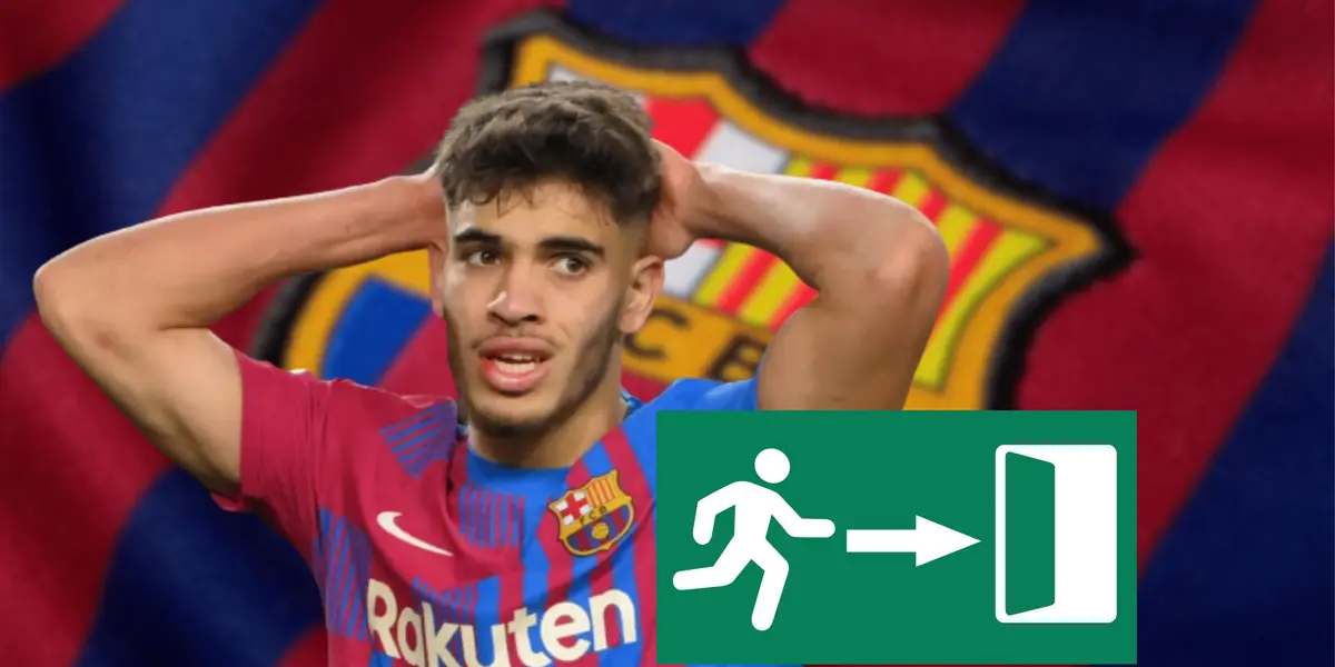 El conjunto blaugrana mandaría fuera al marroquí por falta de lugar