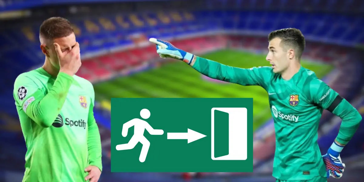 El conjunto blaugrana parece tener decidido la no continuación del portero suplente, que no convenció con todos los minutos jugados