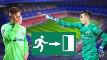 El conjunto blaugrana parece tener decidido la no continuación del portero suplente, que no convenció con todos los minutos jugados