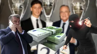 El conjunto blaugrana quiere devolver el favor por el turco y por ello se reunió con esta estrella que quieren los merengones