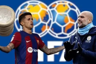 El conjunto blaugrana se podría beneficiar de la sanción que le caería al City, para quedarse con Cancelo por céntimos prácticamente