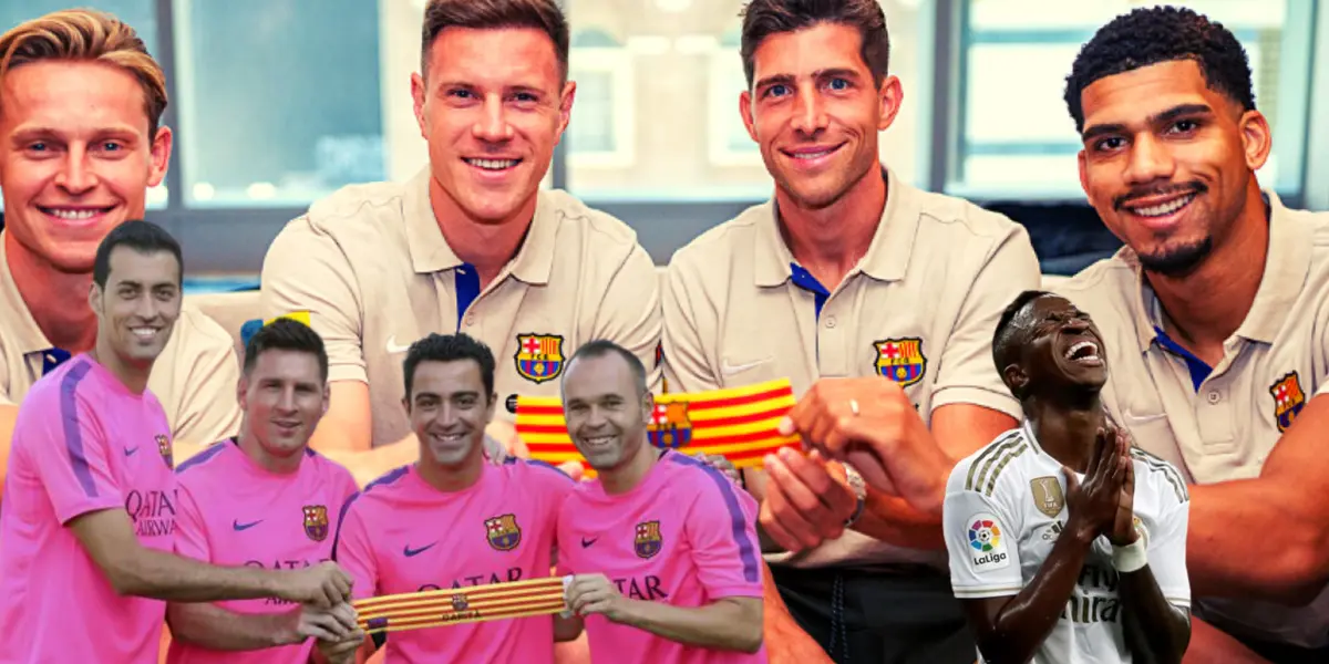 El conjunto blaugrana sigue manteniendo una tradición en cuanto a la capitanía en el club que el Madrid no puede cumplir