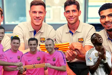 El conjunto blaugrana sigue manteniendo una tradición en cuanto a la capitanía en el club que el Madrid no puede cumplir