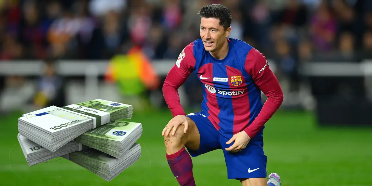 El conjunto blaugrana tiene al polaco que no está en una buena forma goleadora, mientras hay otro goleador que le supera y cobra monedas