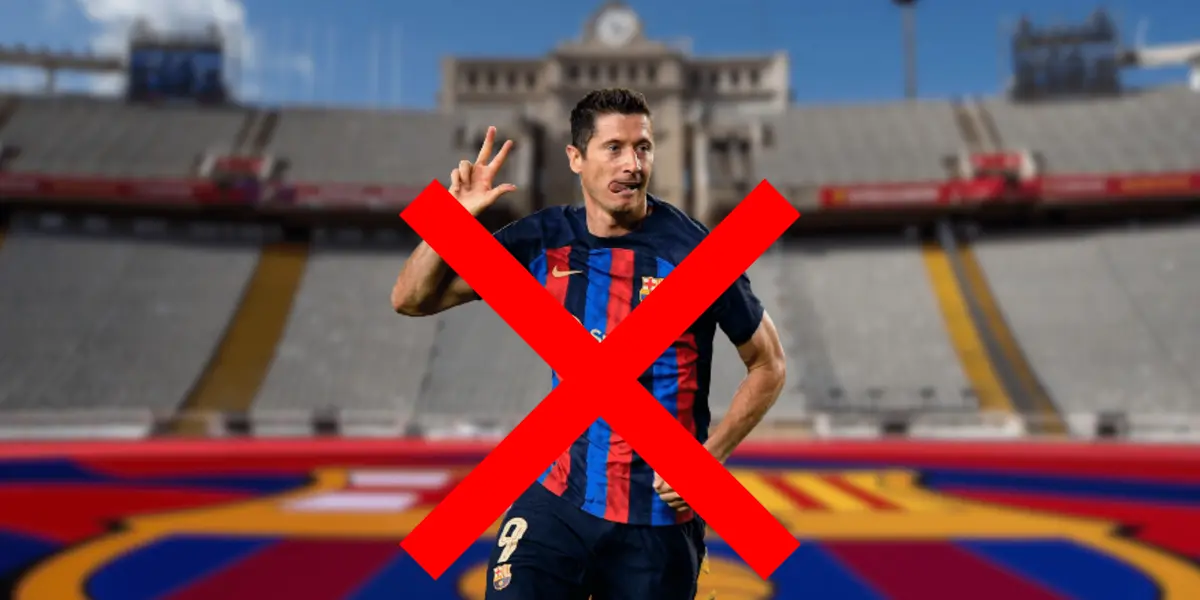 El conjunto blaugrana tiene una curiosa estadística positiva en los partidos que no pudo jugar el delantero polaco