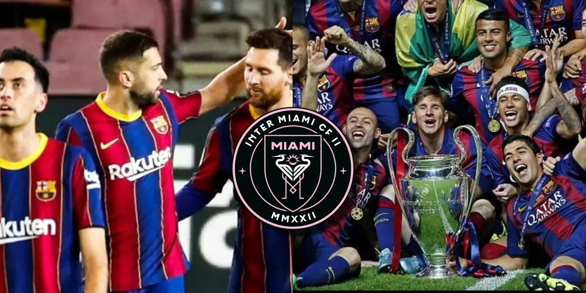 El conjunto de Florida ya tiene a Messi, Busquets y Alba está al caer, pero ficharían otro culé más