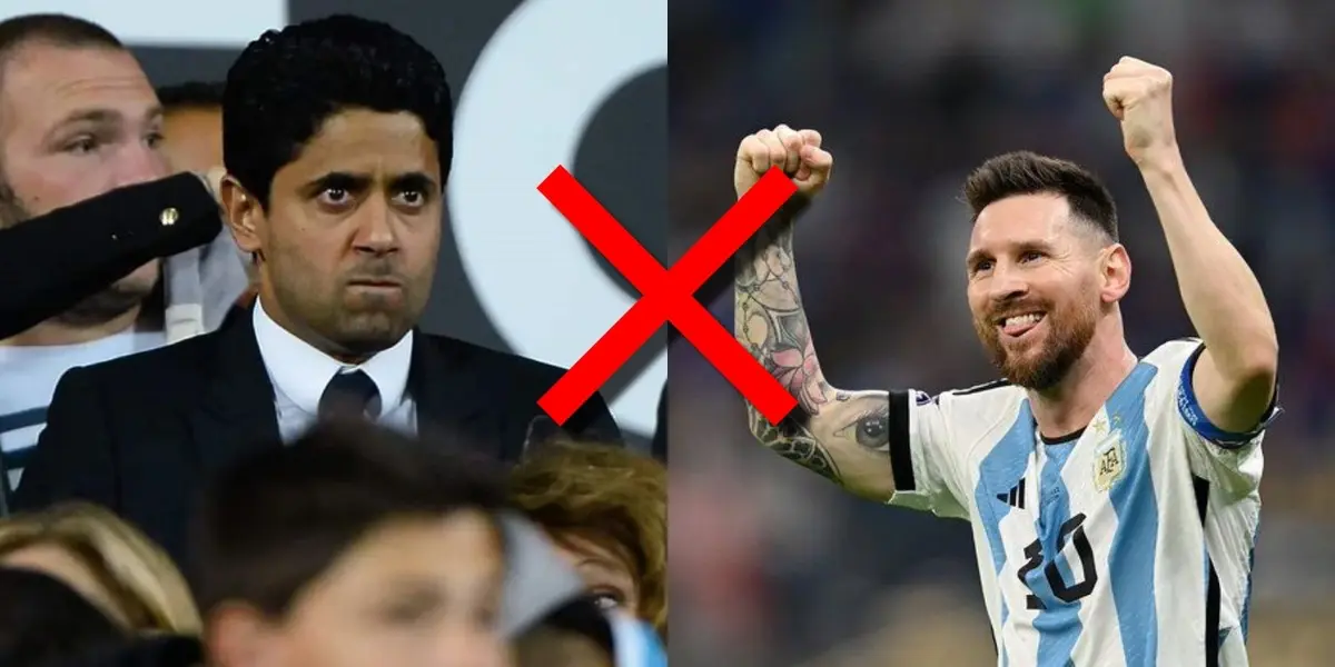 El conjunto parisino por fin bajó los brazos y se alejó del astro argentino