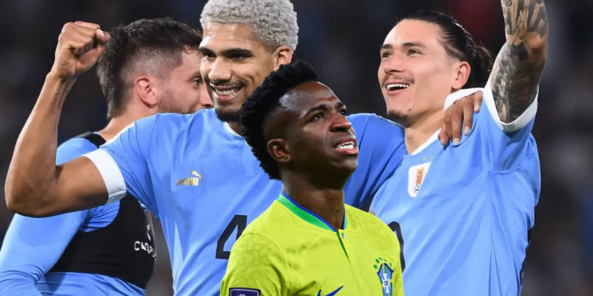 El defensor charrúa comandó la victoria de Uruguay con su gol, mientras que los jugadores del Madrid estaban siendo ridiculizados