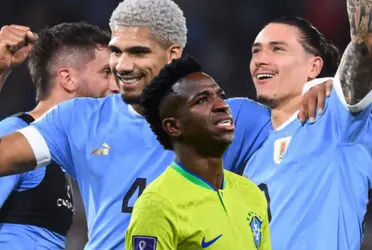 El defensor charrúa comandó la victoria de Uruguay con su gol, mientras que los jugadores del Madrid estaban siendo ridiculizados