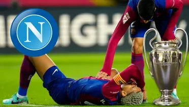 El defensor charrúa se retiró en el descanso del encuentro de hoy y preocupa a la afición