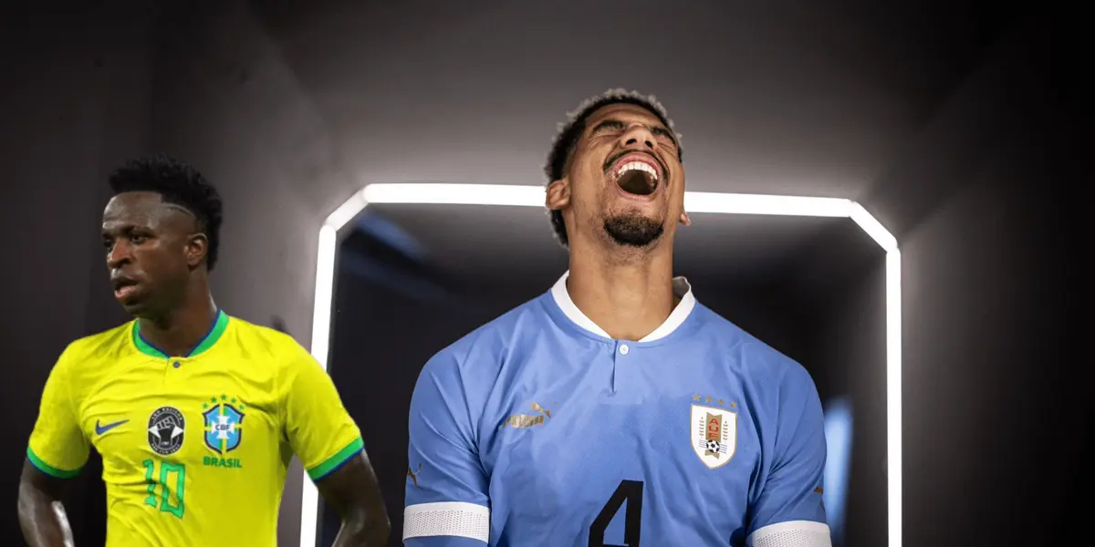 El defensor charrúa volvió a dominar en el duelo ante los jugadores merengones que no pudieron hacer nada en ataque