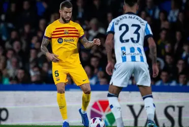 El defensor vasco, que pasó y surgió por la Real, tuvo un gran partido de central zurdo y volvió a demostrar porque Xavi lo pidió