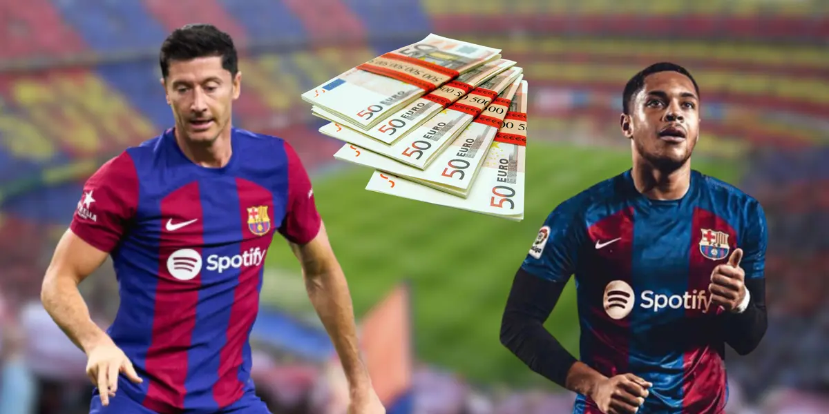 El delantero brasileño todavía no ha jugado un partido con el Barça y no sólo subió su valor, sino que vale más que el polaco