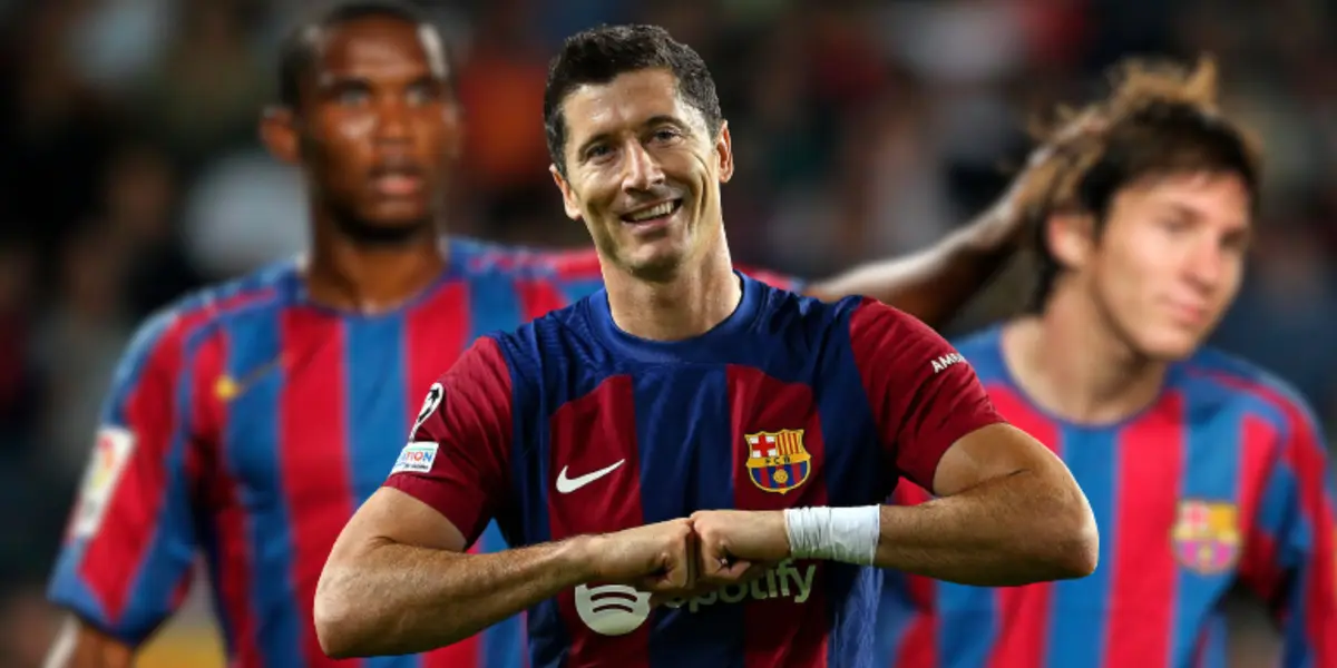 El delantero polaco ha roto una marca que ni los grandes e históricos delanteros del Barça han podido en este siglo 21