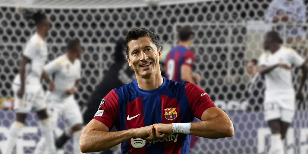 El delantero polaco habló en una entrevista y no se descarta para el duelo ante el Real Madrid del 28 de octubre, aunque no forzará