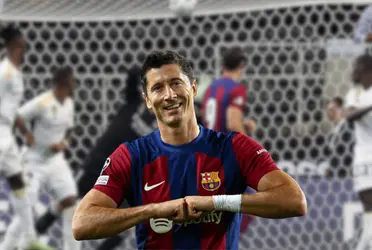 El delantero polaco habló en una entrevista y no se descarta para el duelo ante el Real Madrid del 28 de octubre, aunque no forzará