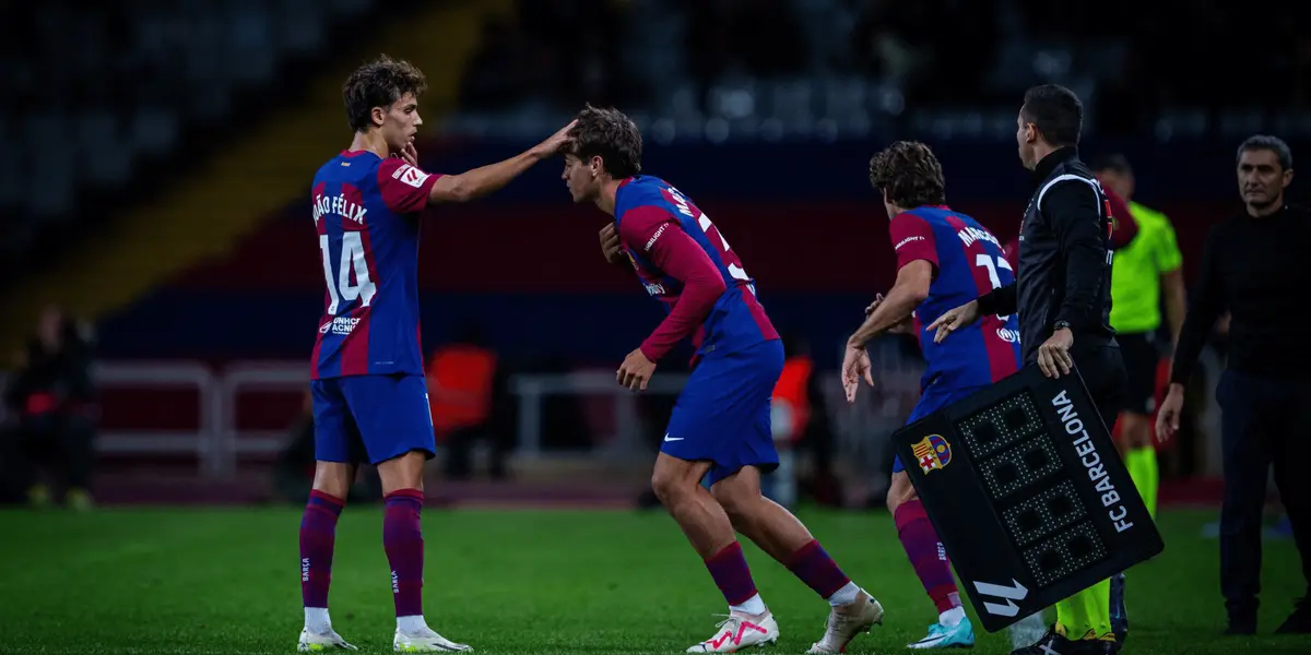 El delantero portugués del conjunto blaugrana volvió a ser el mejor del partido y de largo, aunque el MVP se lo llevó el chico Guiu